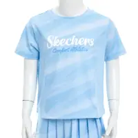 在飛比找momo購物網優惠-【SKECHERS】女童短袖衣(P323G018-037R)