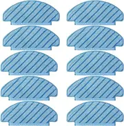 10 PCS Mopping Pads Accessories For Ecovacs Deebot Ozmo T8 AIVI T8 Max T8 T8+ Series/ T9 /T9 AIVI, N8 Pro Plus/ N8 Pro, for Yeedi Vac/Yeedi Vac Max/Yeedi Vac Station Robot Vacuum Replacement Parts