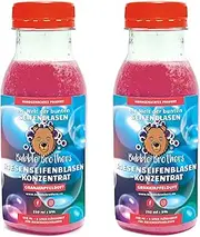 Bubble Brothers Giant Soap Bubbles Concentrate 2 x 5 Litre Soap Bubbles Refill Bottle for Children's Birthday Summer Party Large Bubbles Giant Bubbles Bubble Solution