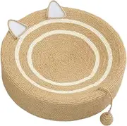 yuksok Sisal Cat Scratching Board Sisal Scratch Pad Training Toy Sisal Cat Scratcher Cat Scratching Bed Lounge Puppy Cats Scratching