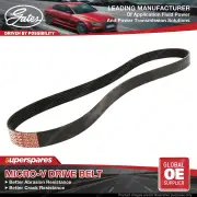 Gates Compr Micro-V Drive Belt for Audi S4 Quattro 8K2 3.0L 245KW 2995CC TFSi