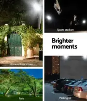 LED Solar Sensor Lights Street Flood Light Security Lamp 60W Outdoor Garden Yard