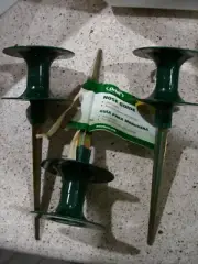 3- Orbit Portable Hose Guides With Steel Ground Spikes Brand New