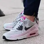 NIKE WMNS AIR MAX 90 ESSENTIAL 灰粉 慢跑 女神 白粉 網面 女鞋 616730-112