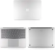 IMMOENUC Sticker Skin Decal for 2024 Microsoft Surface Laptop (7th Edition) 13.8 inch Model 2036 Laptop Full Body ADC Three Sided Wrap Anti-Scratch Vinyl Protective Cover (Frosted Transparent)