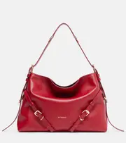 [Givenchy] Givenchy Voyou Medium leather shoulder bag One Size red