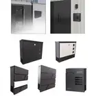 Wall Mount Mailbox Retro Design Locking Mailbox for Newspapers House Office