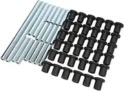 Suspension Bushing Sleeve Kit for Polaris Ranger XP 900, Front and Rear A-Arm Bushings Replacement
