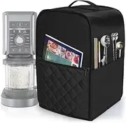 Dust Cover for Ice Cream Maker, Waterproof Cover Compatible with Ninja Creami Ice Cream Maker NC501UK NC300UK Series, Ninja Ice Cream Maker Accessories, 43 x 28 x 27.5 cm