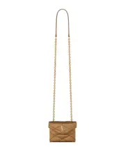 JUNE micro box bag in satin One size BITTER COCOA