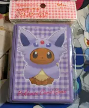 Eevee Poncho Espeon 64 Sleeves Japanese Pokemon Center Exclusive Sealed DF18