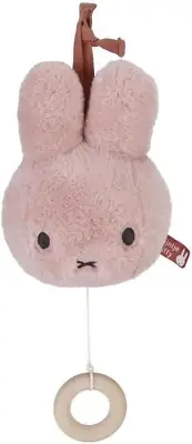 Miffy Fluffy Musical Pulldown, Pink