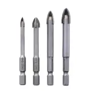 4/6/8/10/12mm for Triangle Drill Tile Drill Bit Efficient Universal Drilling Too
