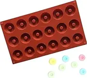 Donut Silicone Mold- 83g Multifunctional Silicone Donut Pan | Lightweight Kitchen Silicone Doughnut Baking Tool | Bagel Making Tray | Heat Resistant Donut Maker for Kitchen, Picnic, and Camping
