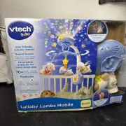VTech Baby Lullaby Lambs Mobile For Kids Toys Soothe Baby With Lights And Sounds