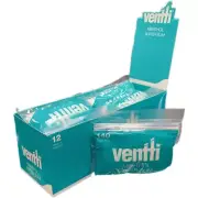 Ventti Filters MENTHOL SUPER SLIM X 12, 140 Tips Per Bag, Total 1680 Filters