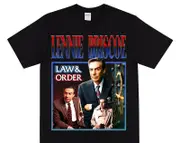 LENNIE BRISCOE Homage T-shirt For Law & Order Fans Black