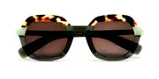 Kaleos Webb C2 Men's Sunglasses Green Size 50