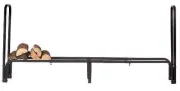 30" ADJUSTABLE LOG RACK Holder w/ COVER Firewood Fireplace Indoor Outdoor