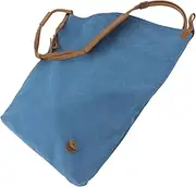 [OATIPHO] Multi Shoulder Bag Crossbody Bag Messenger Bag for Men Women Blue Pu Adjustable Strap Fashionable