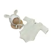 Newborn Shower Gift Photo Costume Rabbits Hat Romper Set Photostudio Accessories