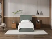 My Style Tapered Headboard & Standard Base - King Single / Seaglass / Gas Lift Base