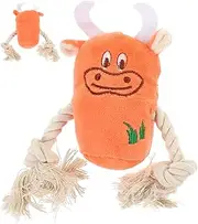Pet Toys Dog Squeaky Toys Cow Shaped for Puppies Safe Chewing Exercise Aid for Happy Dogs