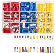 720PCS Assorted Insulated Electrical Wire Crimp Terminals Port Connectors Kit
