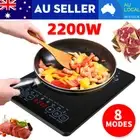 2200W Portbale Electric Induction Cooktop Portable Kitchen Ceramic Glass Cooker