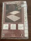 Quaker Lace Placemats White Cotton 12x18” New in package Set of 2