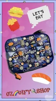 Smiggle All Star Champs Square Lunch Box - Brand New