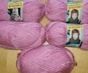 CARON YARN Sheep SHEEPISH VICKIE HOWELL 5 Skeins PINK(ISH) ACRYLIC/WOOL BLEND