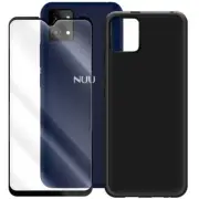 High Definition Screen Protector+Durable Protective Case f NUU Mobile A9L S6303L