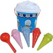 1Set Beach Sand Play Fun Digging Shovel Bucket with Ice Cream Mold Safe for Outdoor Play Encourages Imagination Creativity