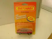 1987 MATCHBOX SUPERFAST MB 31 RED/GRAY ROVER STERLING NEW ON CARD