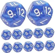 CORHAD 20pcs Sided Dice Irregular Polyhedral Dices for Board Games Classroom Activities Role Playing and Math Games Light Portable Gaming Accessories