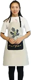 1Pcs Kitchen Apron Striped Polyester Bib Apron Woman Adult Bibs Home Cooking Baking Coffee Shop Cleaning Aprons Kitchen Accessory