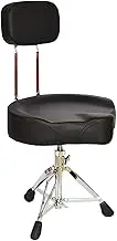 Saddle Stool with Pedal,Saddle Chair with 360° Swivel,Ergonomic Chair with Back Support,Swivel Salon Cutting Stool for Office Salon Shop