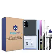 Samsung Galaxy S20 Plus Compatible Battery & Back Cover Lens Installed Replacement DIY Repair Tools Kit