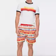 NEW PETER ALEXANDER MENS MACCAS McDONALD'S TOP + SHORTS SET MENS XXXL RRP$139.90