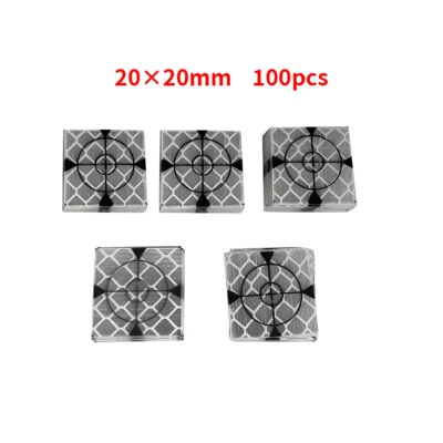 100PCS REFLECTOR SHEET 20X20MM REFLECTIVE TAPE TARGET（WHITE COLOR）