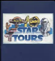 Star Tours Prototype Logo Concept 3-Ring Binder Star Wars Disney Ride