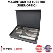 Reusable Fiber Optic Laryngoscope Mac Fix Tube Blade & Handle EMT Intubation Kit