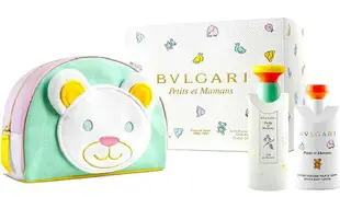 【BVLGARI】 寶格麗 甜蜜寶貝中性淡香水禮盒 (淡香水100ml+身體乳75ml+熊包包)｜好好愛阿沐♥全館5折起/領券折300♥點數再9%