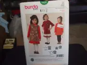 Burda 9402 Girl's Blouses Pattern - Size 3-8