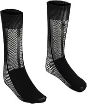 [HULIJA] Mens Thin Sheer Dress Socks Breathable Business Socks Mid-length Socks