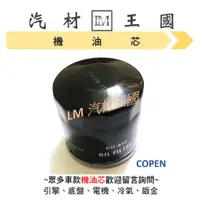 在飛比找蝦皮購物優惠-【LM汽材王國】機油芯 SIRION 新象 COPEN 機油