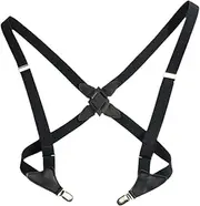 [kowaku] Suspenders for Men Swivel Hooks Pants Straps for Wedding Business Costume Party