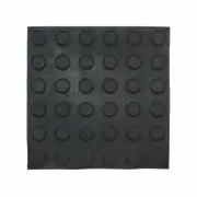 Brutus Black Stud Tactile Ground Surface Indicator Mats - 3 Pack