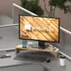 電腦增高架 實木顯示器增高架轉角辦公桌面電腦液晶屏架子鍵盤收納置物架